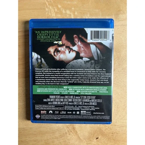Let's Scare Jessica to Death (Blu-ray, 1971) LIKE NEW Scream Factory - Picture 2 of 4